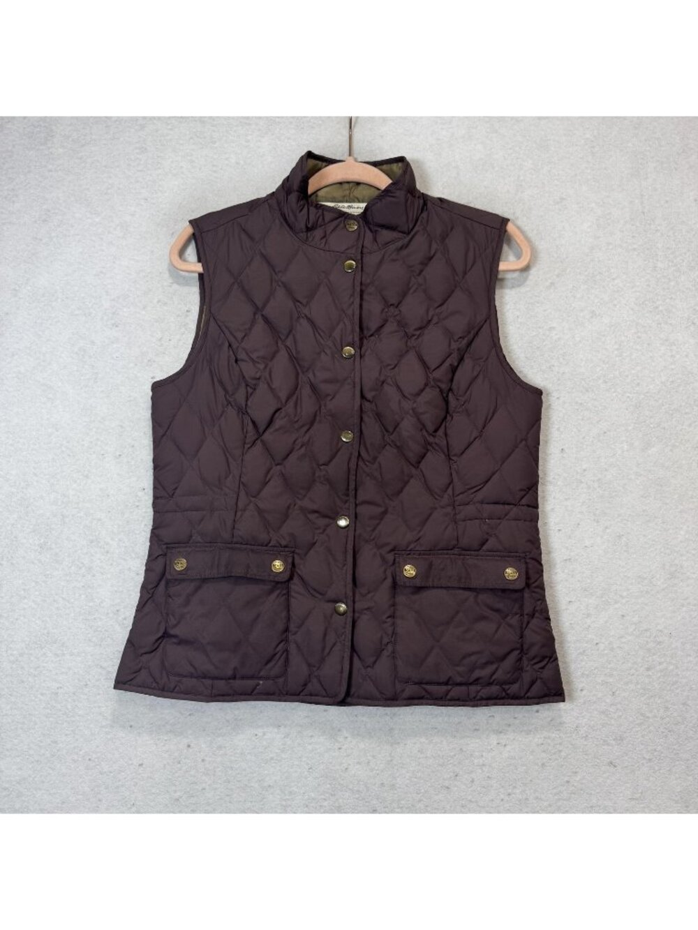 Eddie Bauer Purple Quilted Vest